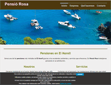 Tablet Screenshot of pensiorosa.com